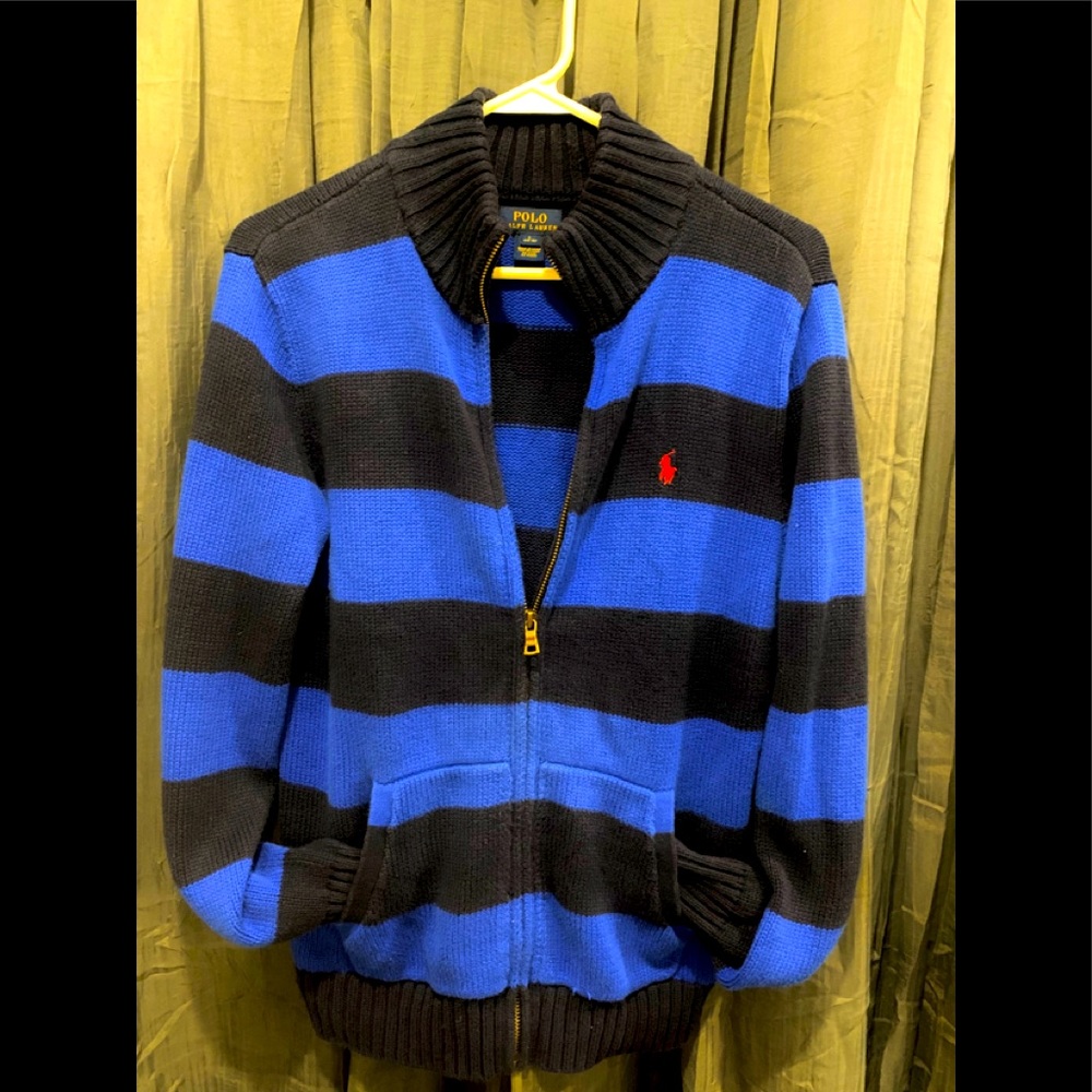 Ralph Lauren zip up turtleneck sweater size 14-16